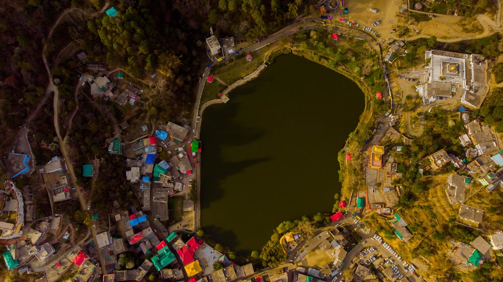 aerial view of city buildings during daytime