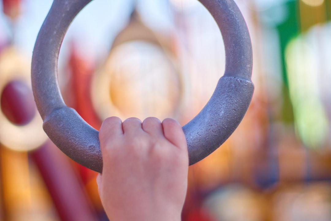 person holding black steel frame