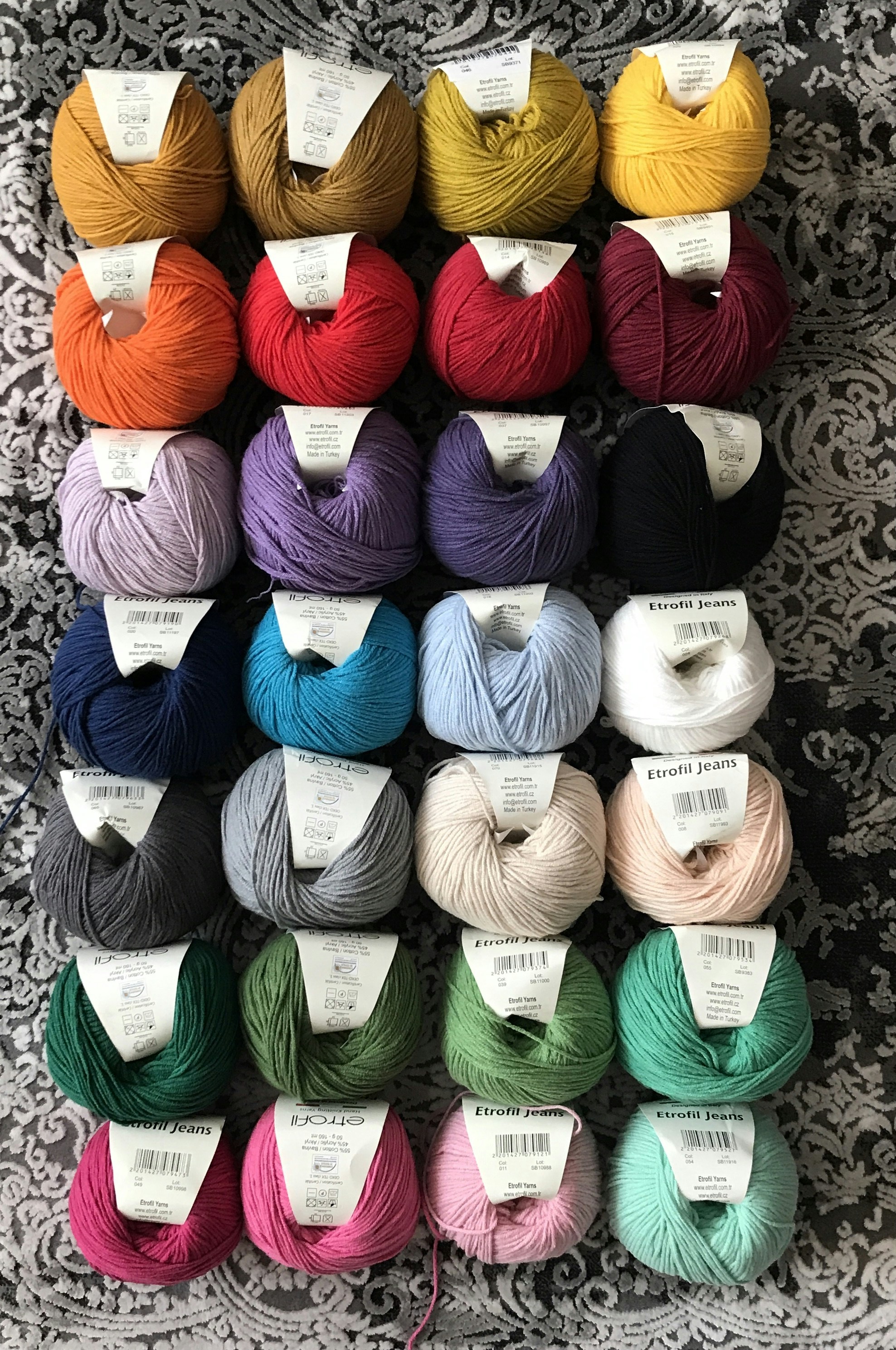 أنواع كراتين الغزل والنسيج