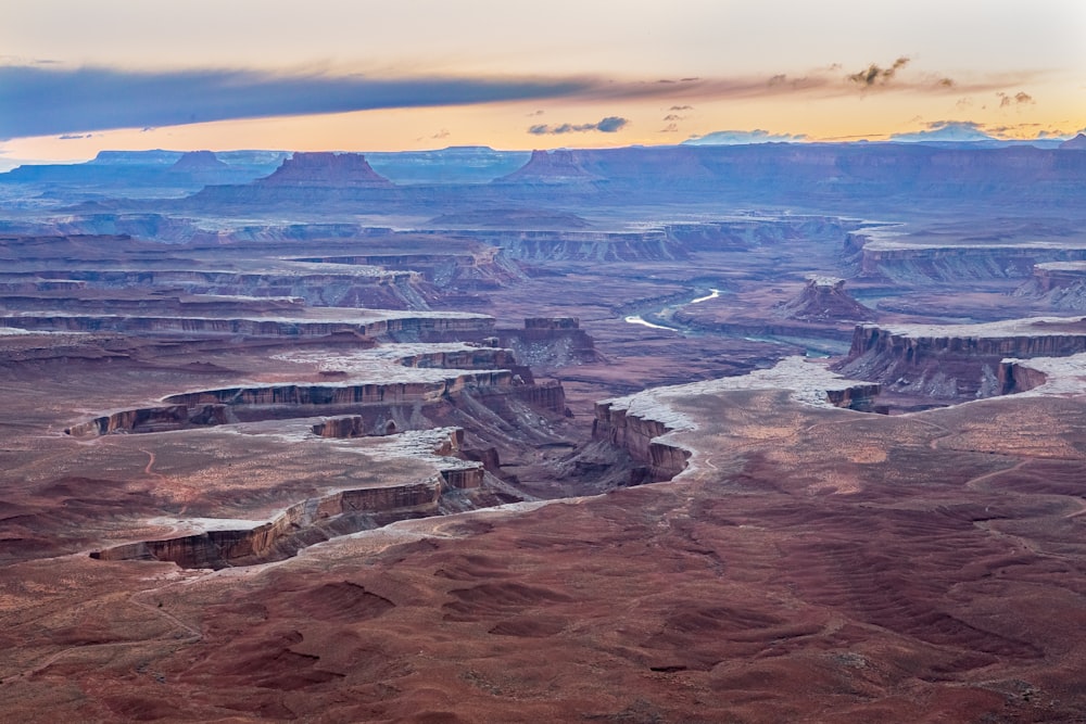 aerial view of brown mountains during daytime