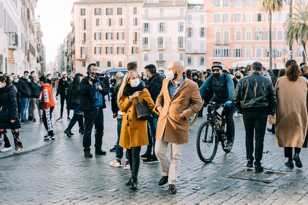 people walking on street during daytime