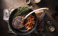 fried food on black pan