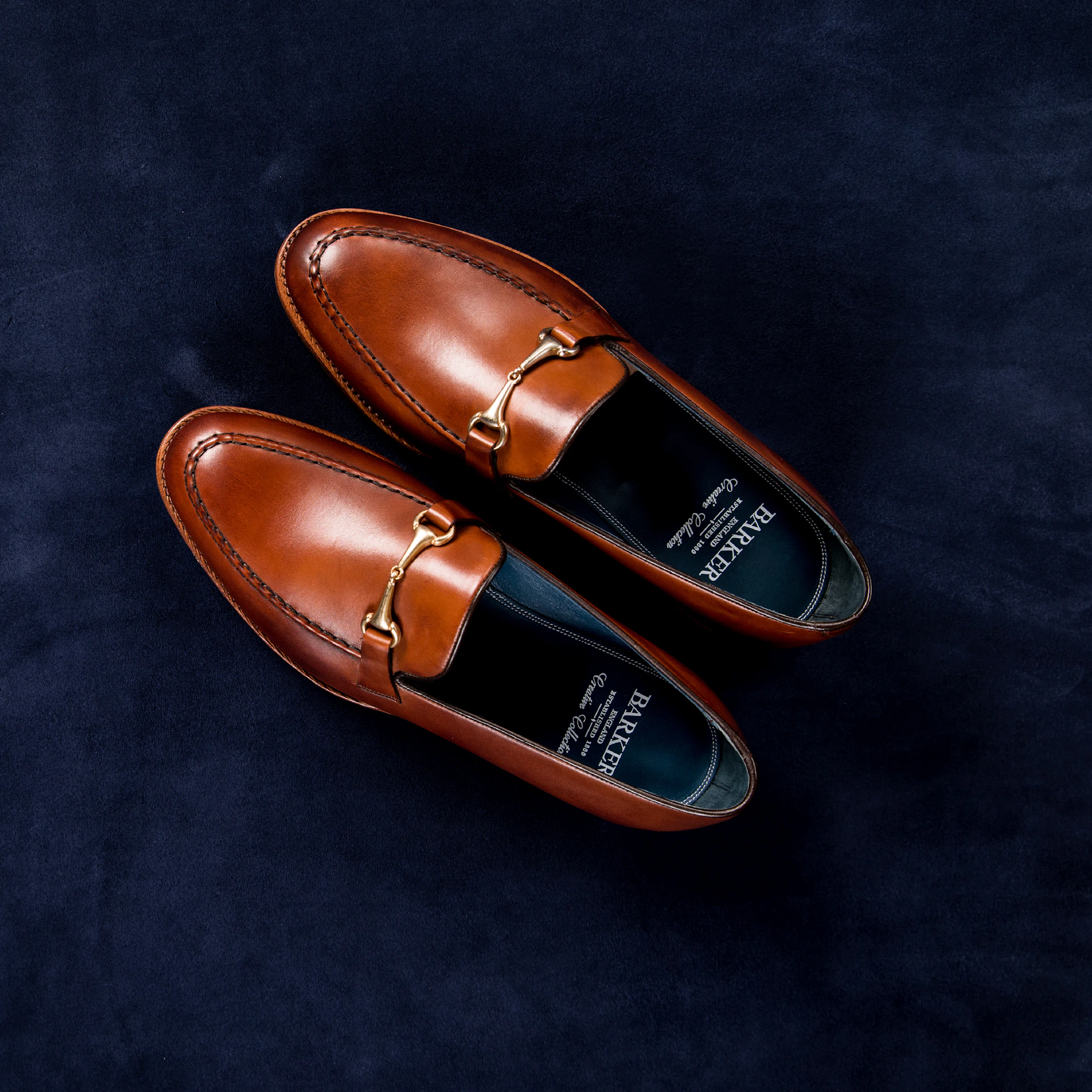 black leather slip on shoes