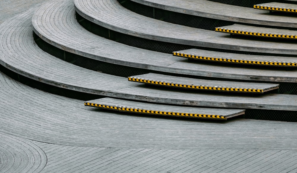 yellow and black train on track