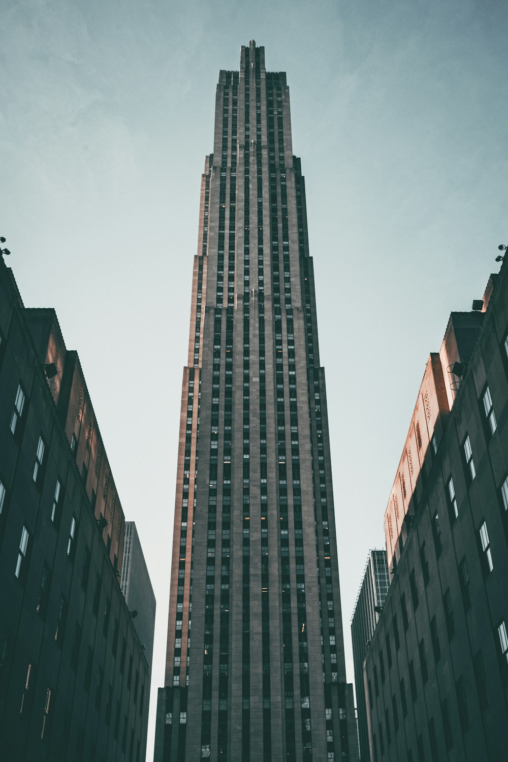 brown and black high rise buildings