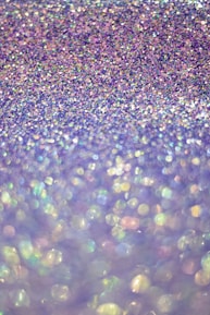 blue green and purple lights