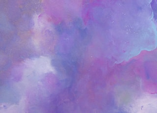 purple and pink abstract painting