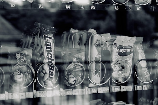 clear glass bottle on display