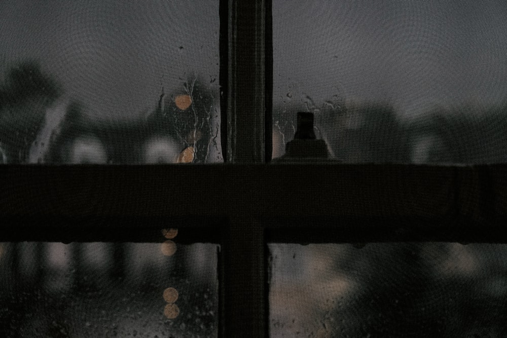 water droplets on glass window