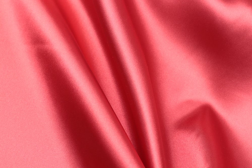 pink textile in close up image