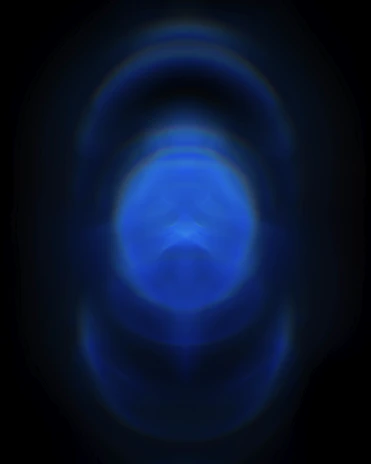 An abstract digital brain made of glowing blue circuits on a dark background.