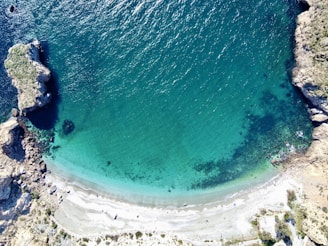 aerial view of body of water during daytime