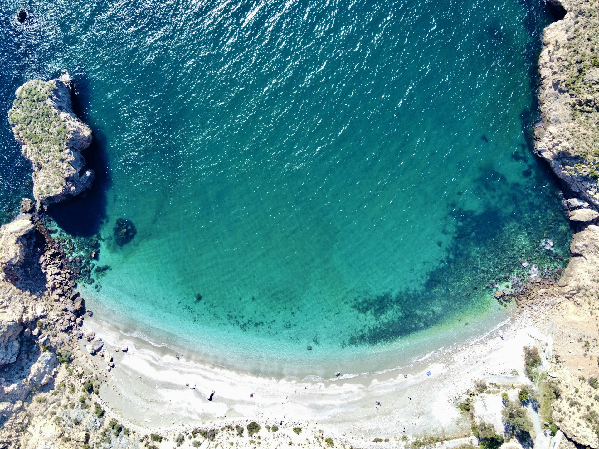 aerial view of body of water during daytime