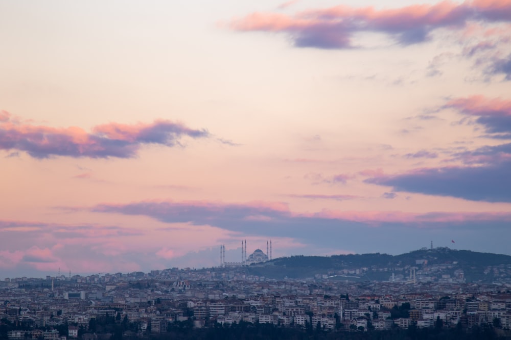 city skyline under cloudy sky during daytime