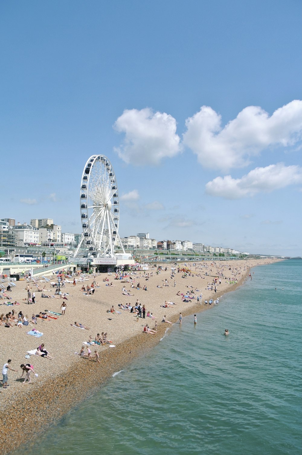 people on beach during daytime