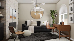 white flower shaped hanging decor