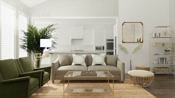 Modern bedroom with luxury vinyl plank flooring