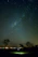 A happy couple looking up at a star-filled sky during a night tour.
