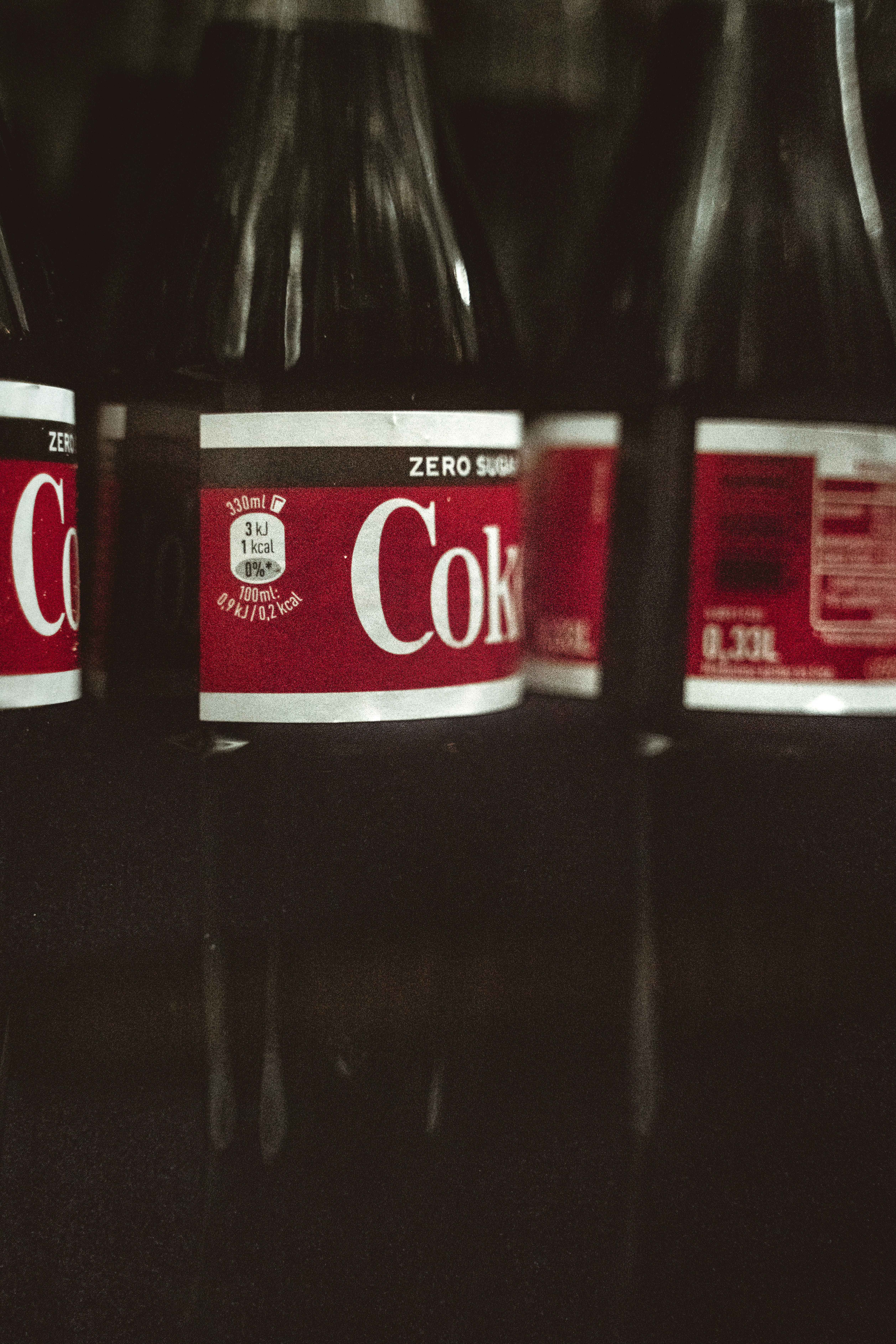 coca cola zero plastic bottles