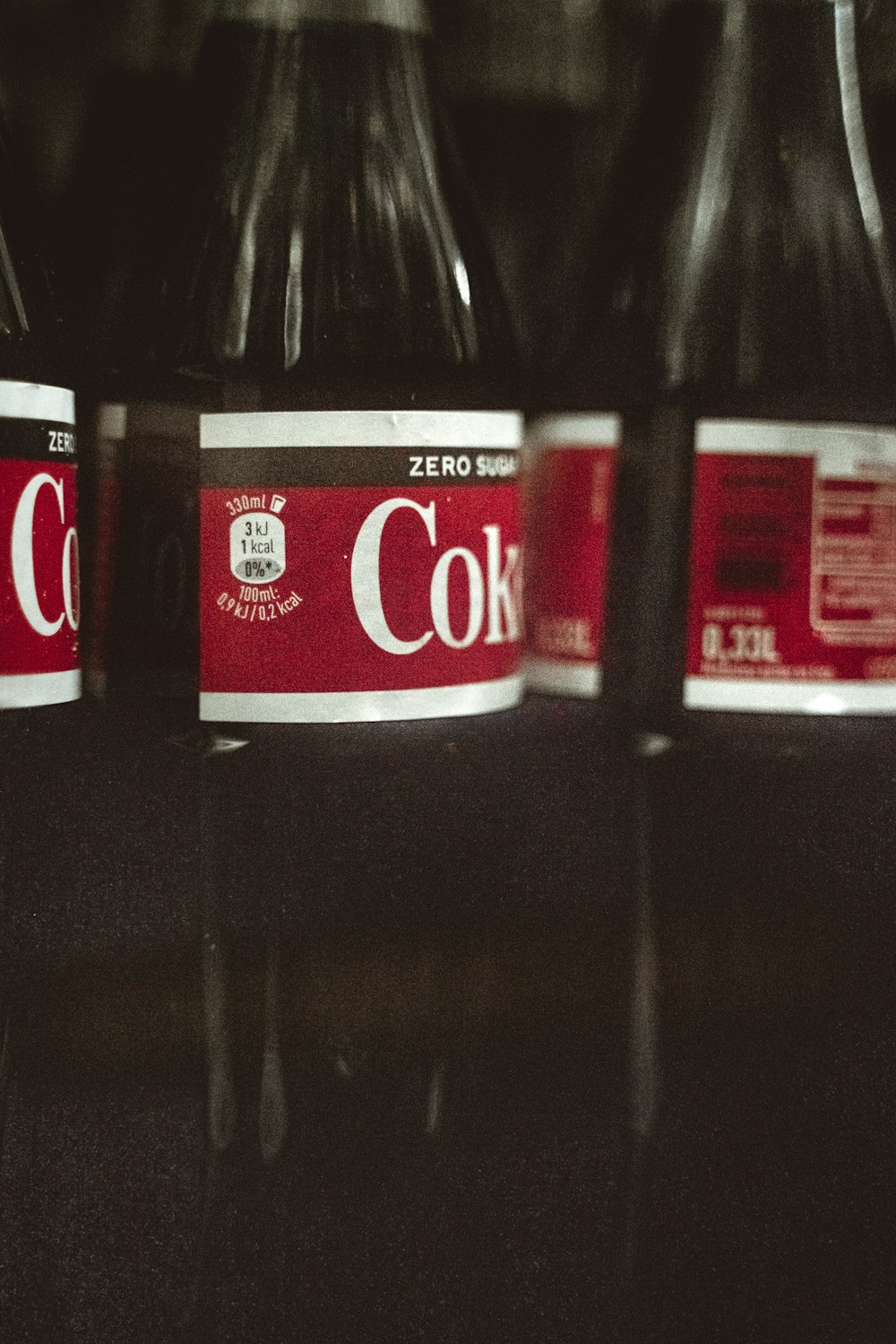 coca cola zero plastic bottles