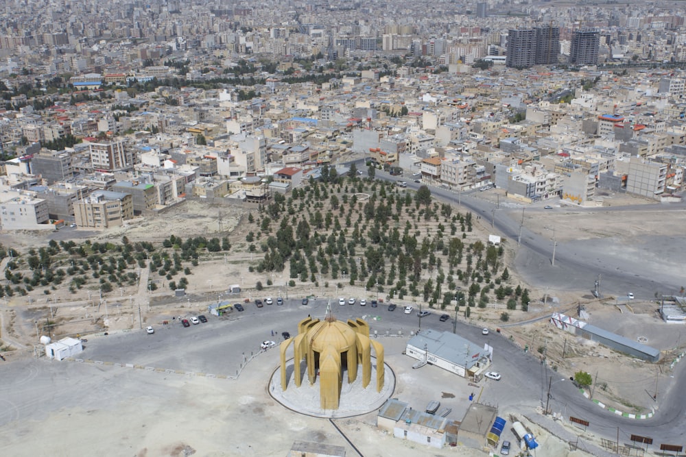 aerial view of city buildings during daytime