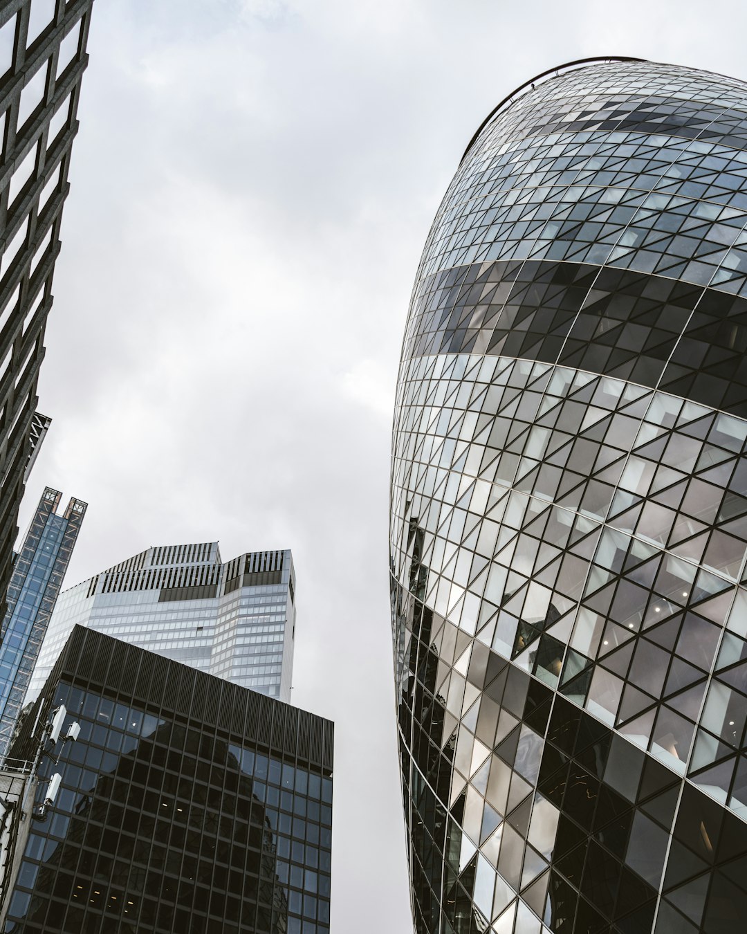 low angle photography of high rise building