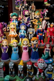Cute 3D printed Pokémon figurines displayed on a shelf