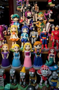 Cute 3D printed Pokémon figurines displayed on a shelf