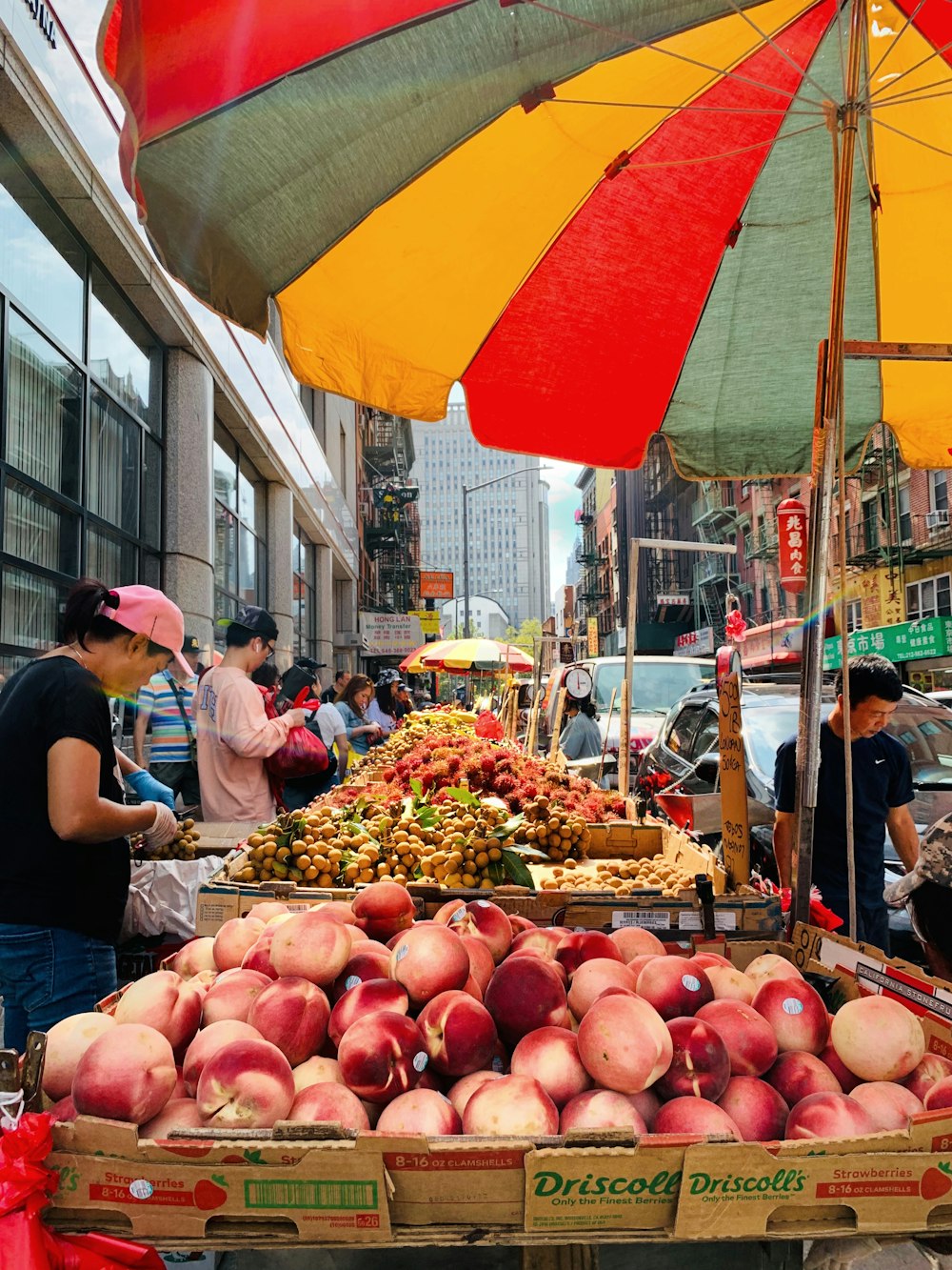 people in market during daytime