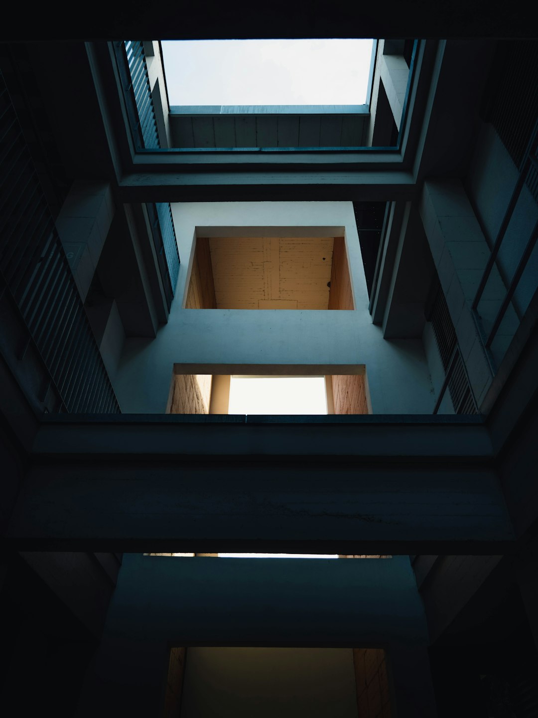 low angle photography of brown concrete building