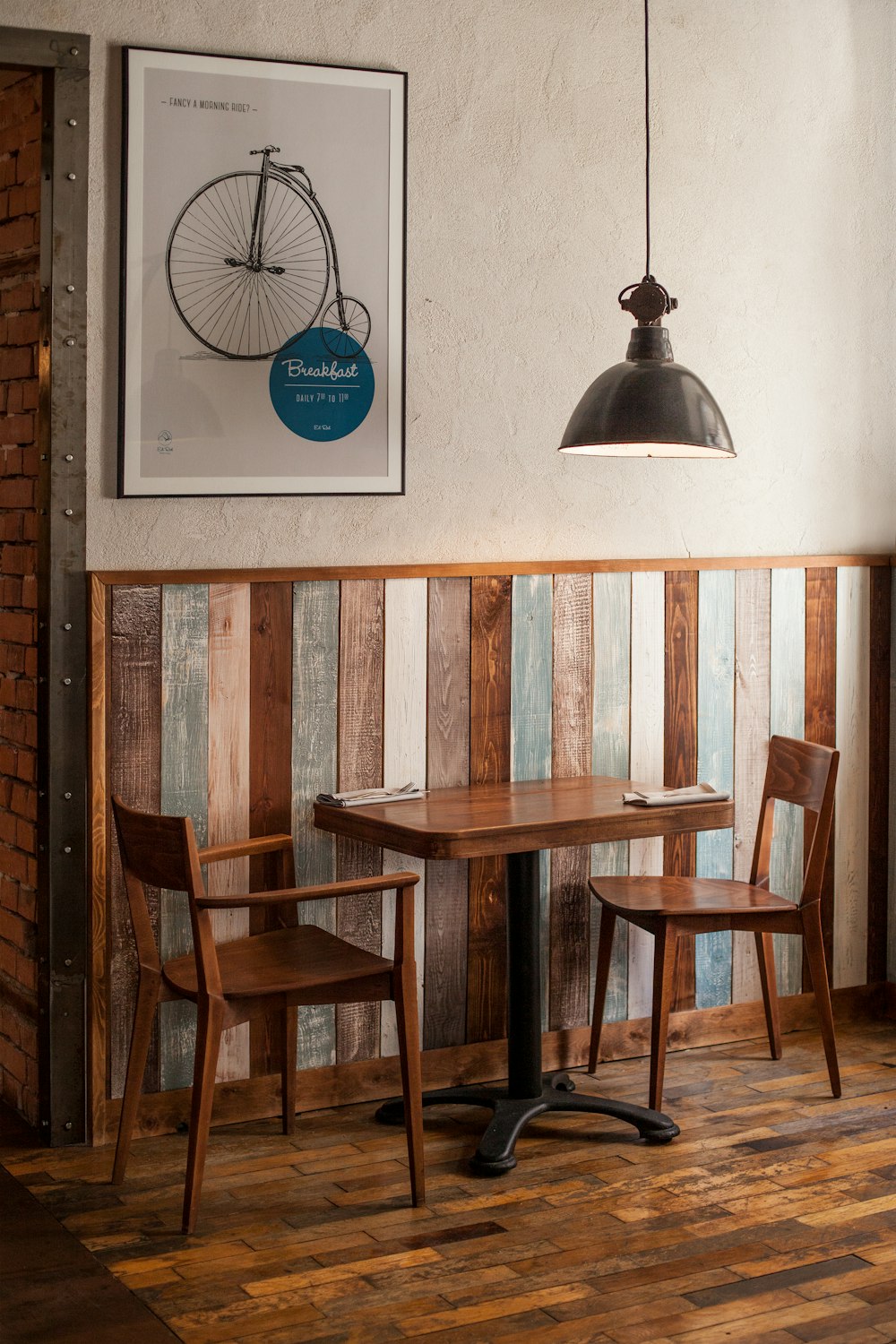 brown wooden dining table and chairs