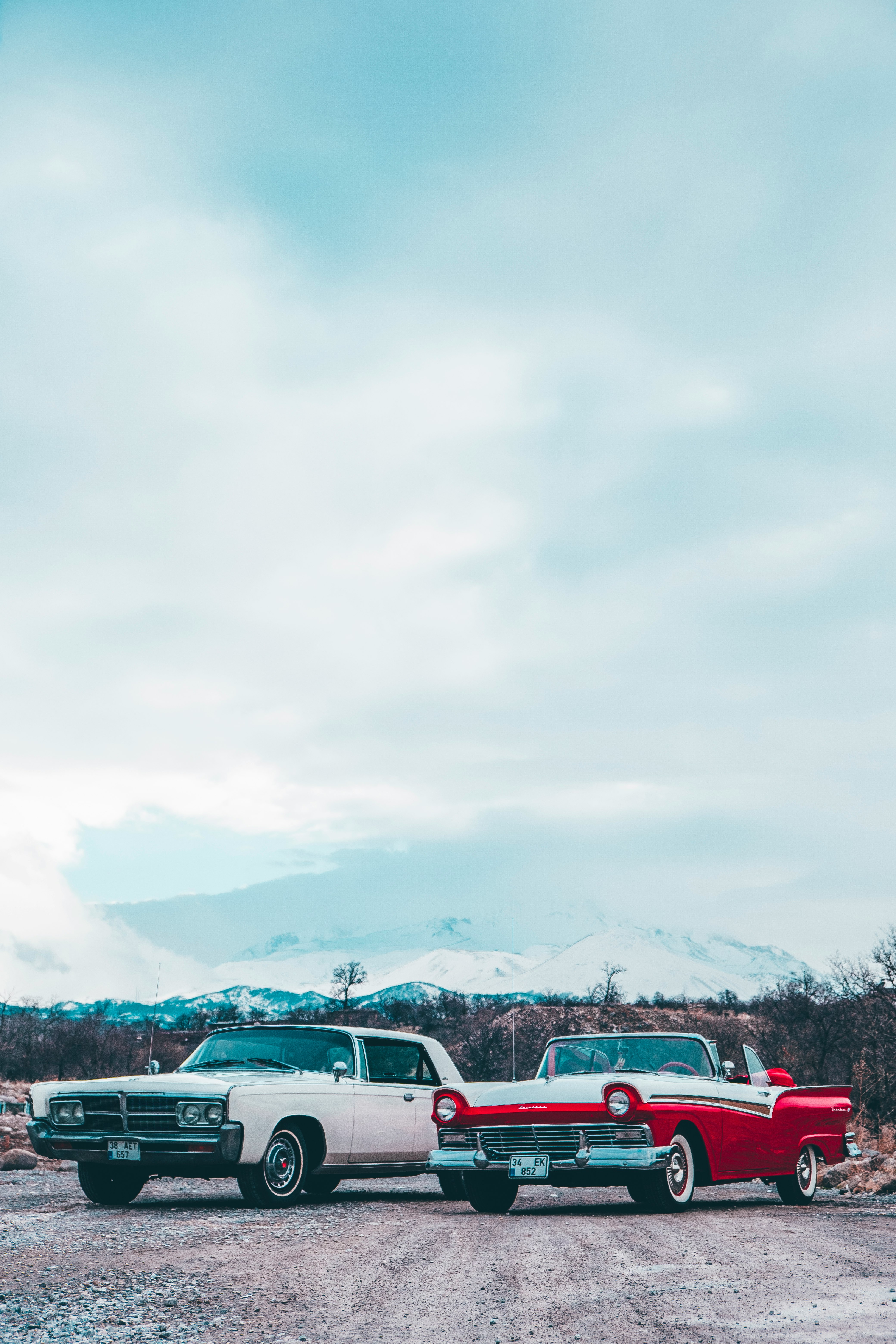 cars parked on parking lot during daytime