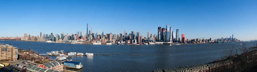 city skyline across body of water during daytime