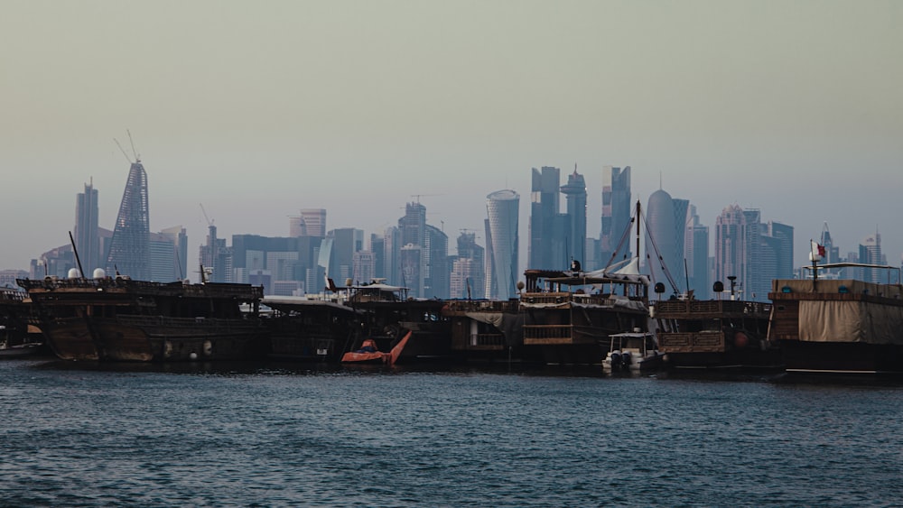 black ship on sea during daytime