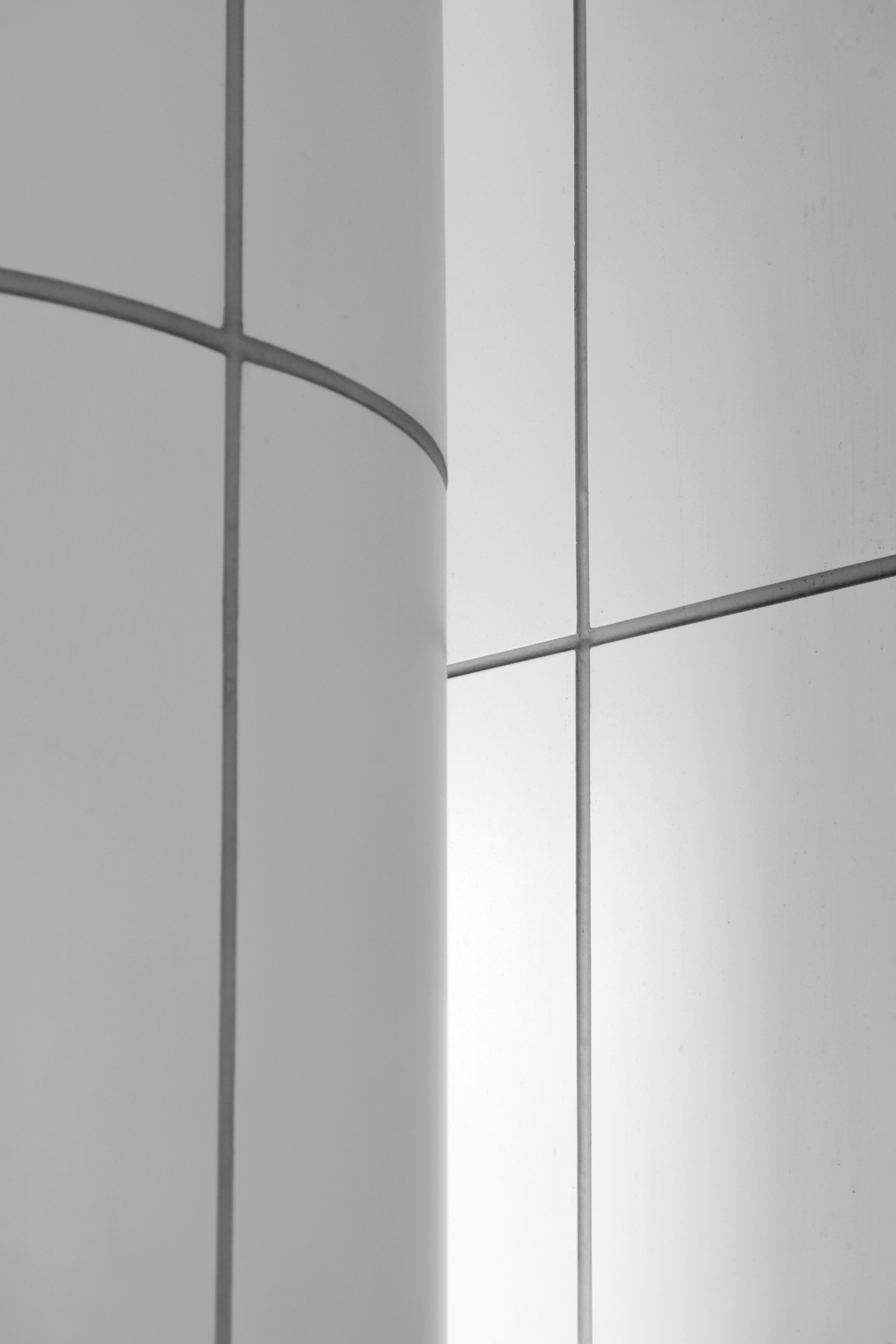 Glass shower door installation