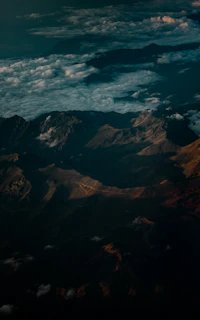 Aerial photography of a scenic landscape highlighting natural beauty.