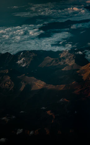 Aerial photography of a scenic landscape highlighting natural beauty.