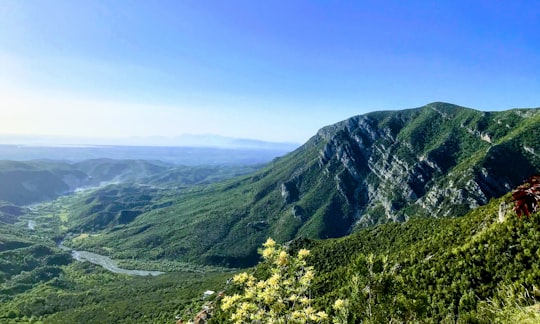 green mountains under blue sky during daytime in Krujë Albania