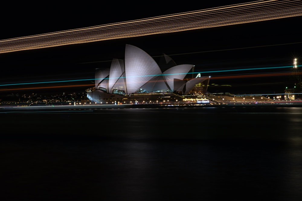 sydney opera house in australia during night time