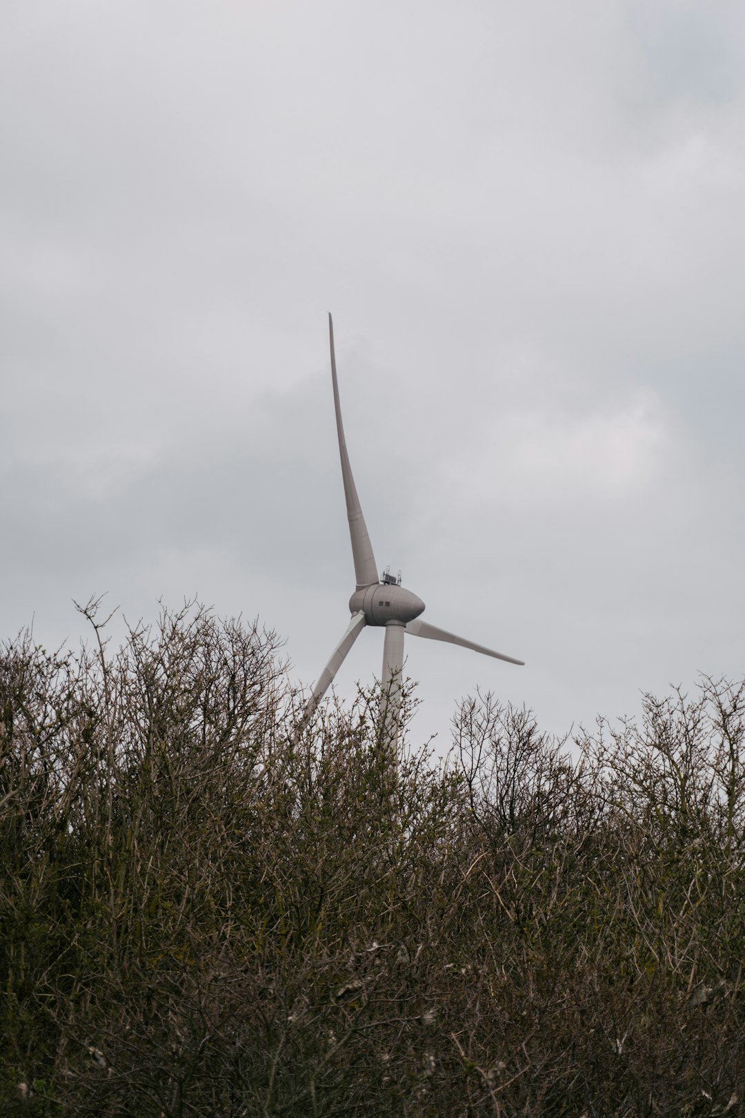 white windmill on green grass field under gray cloudy sky