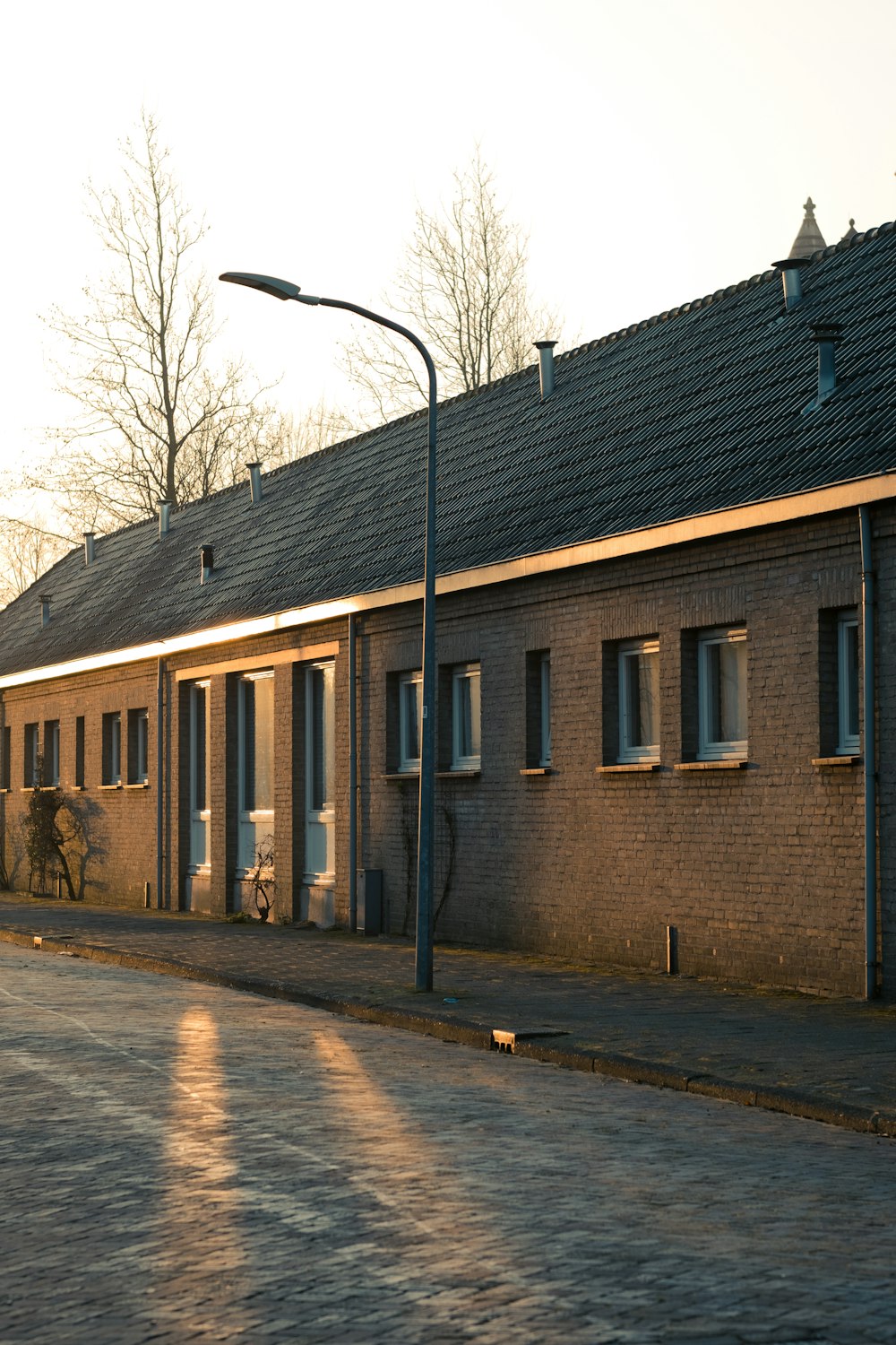 brown and white concrete building