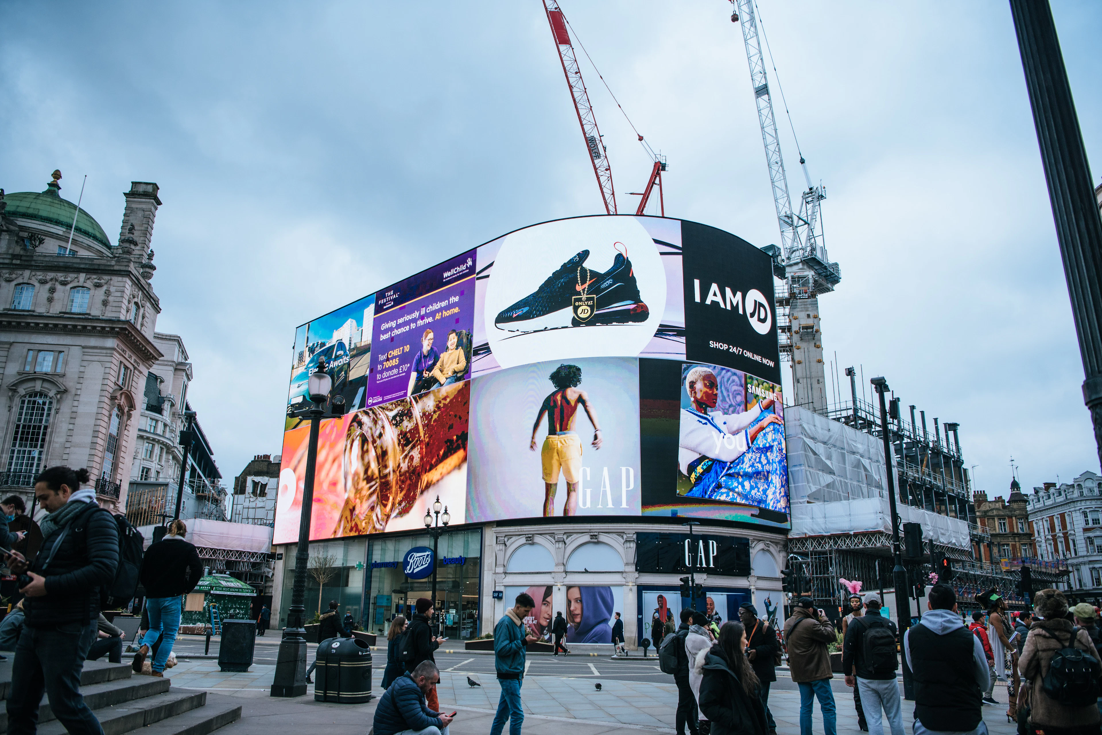 Piccadilly Circus, Soho, London