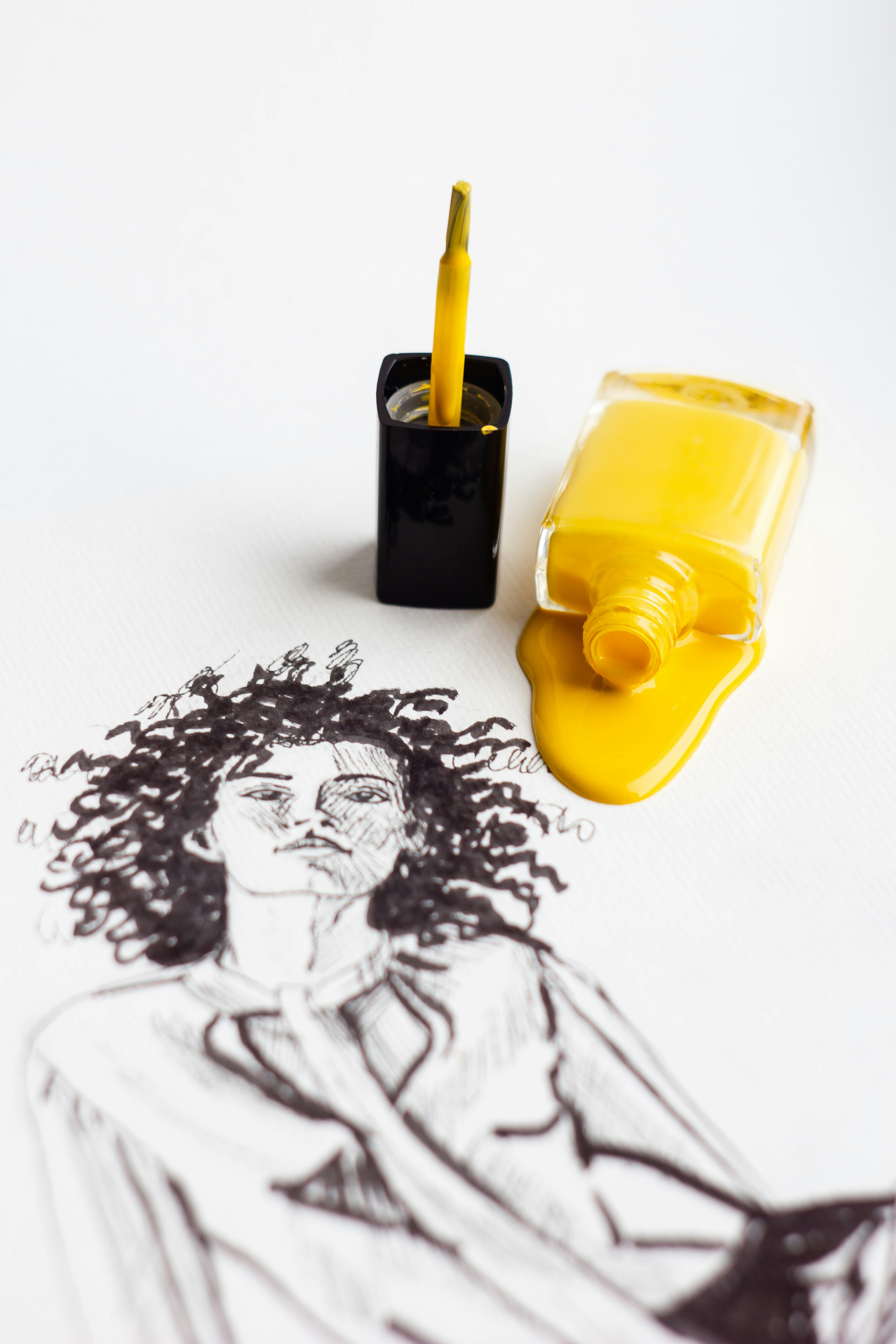 yellow and black plastic tool