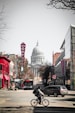 cars parked on street near building during daytime