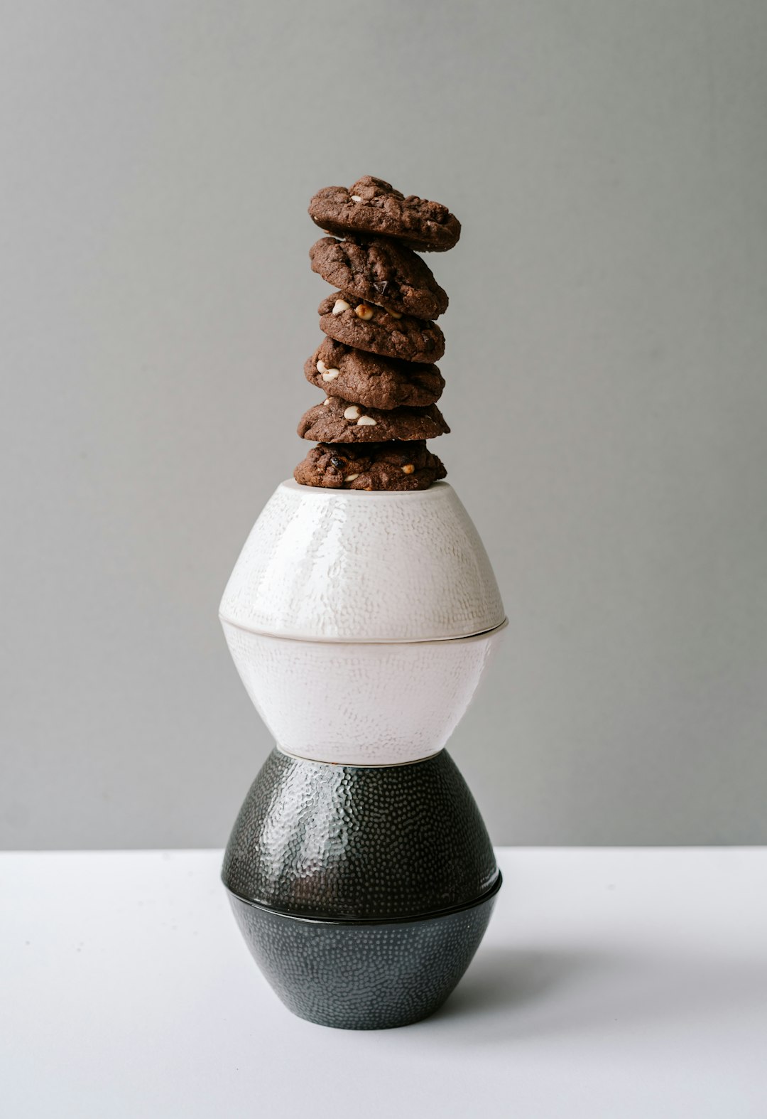 brown and white ceramic vase