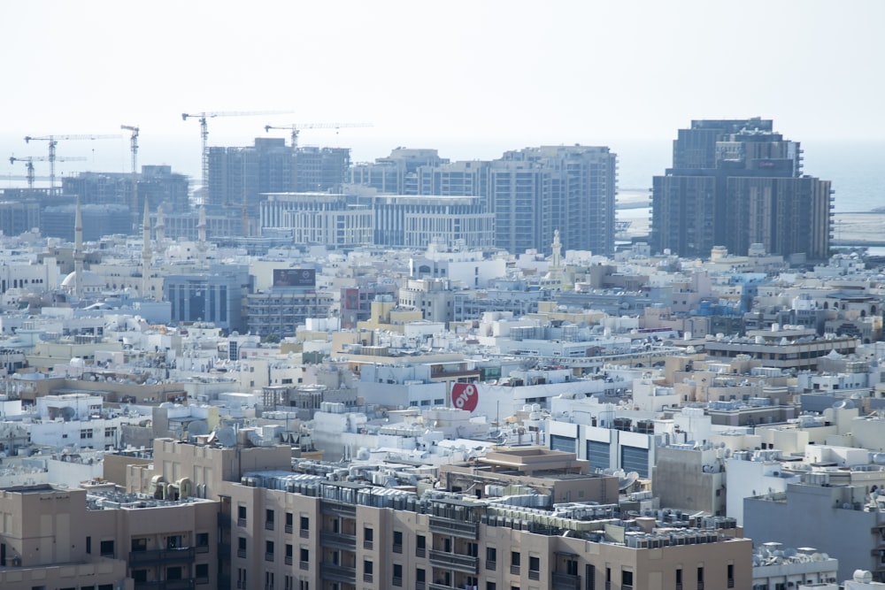 aerial view of city buildings during daytime