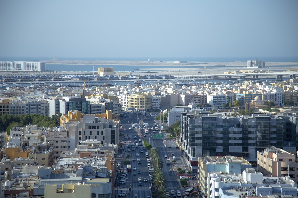 aerial view of city buildings during daytime