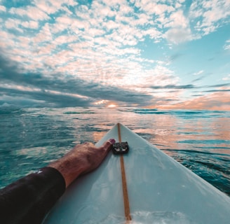 person in black shorts on boat during daytime