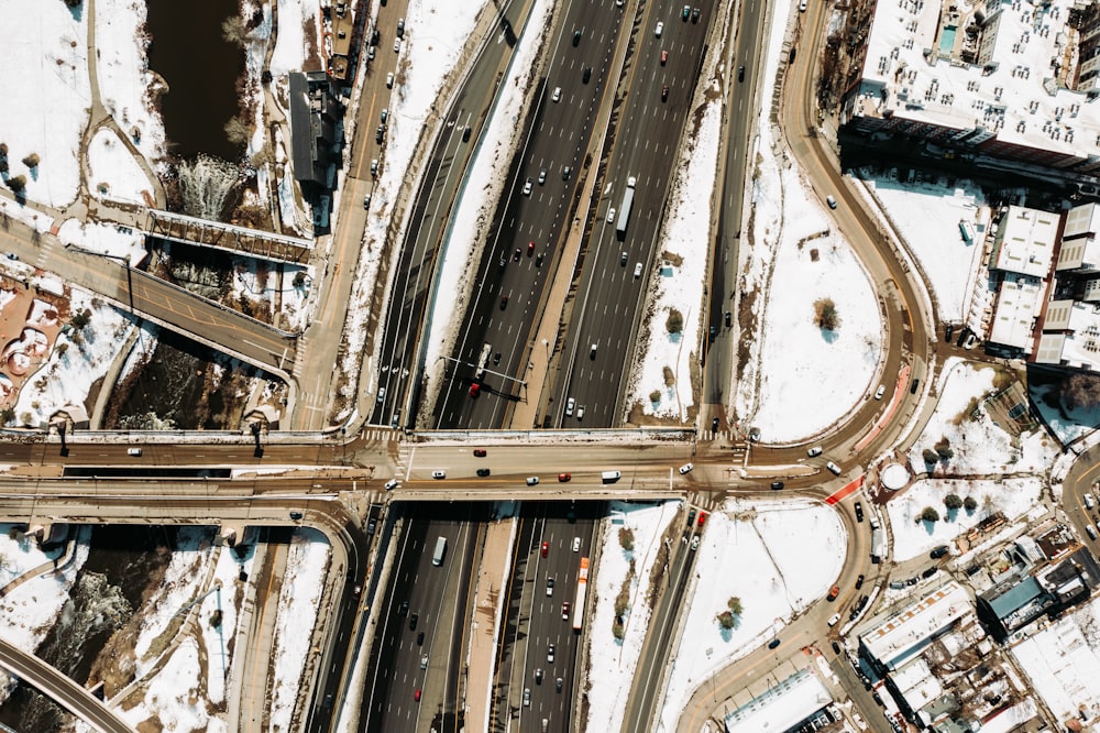 aerial view of city buildings during daytime