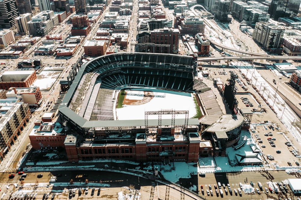 aerial view of city buildings during daytime